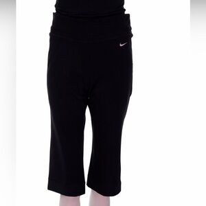Nike Black Cropped Athletic Pants